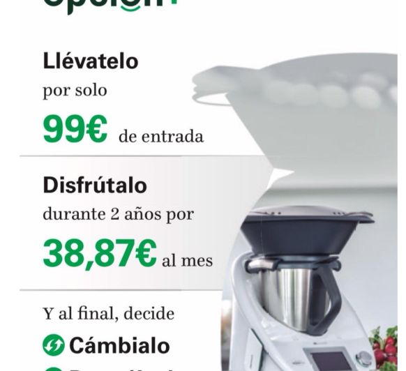 La mejor forma de pago, para disfrutar de tu Thermomix® .